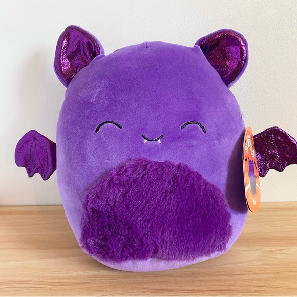 Squishmallow Blas the Purple Bat 8 inch NWT - Picture 1 of 3